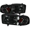 Spec-D Tuning 94-01 Dodge Ram Crystal Housing LED Headlights Smoke 2LH-RAM94G-RS - alternate 1